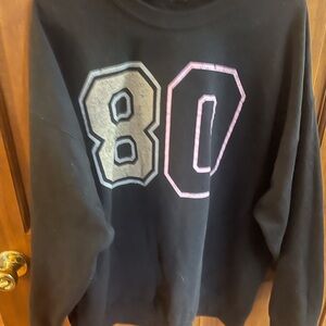 Black Graphic Sweatshirt